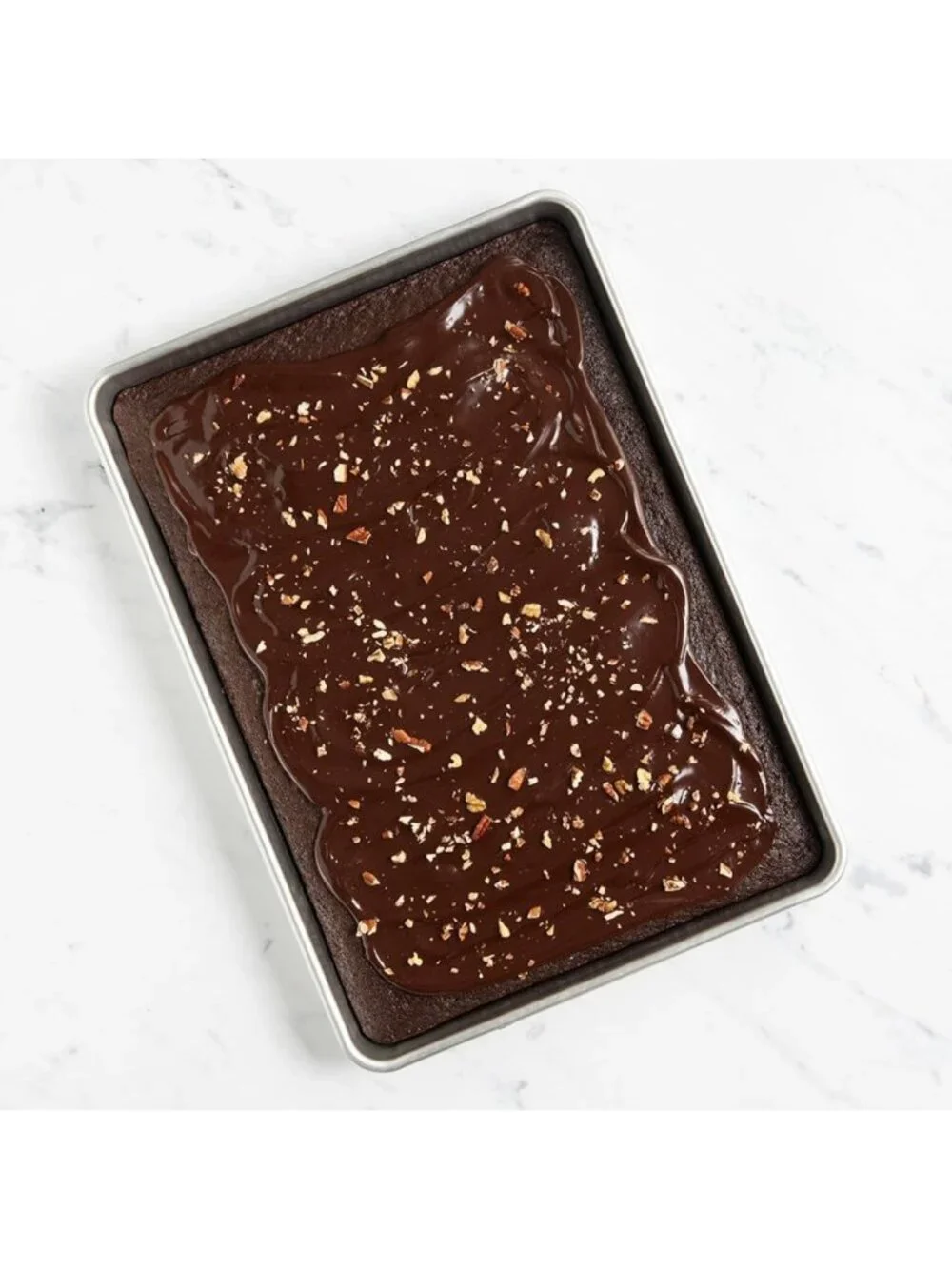 Extra Large 21x15 Baking Pan - Textured Aluminum for Roasting, Baking & Broiling